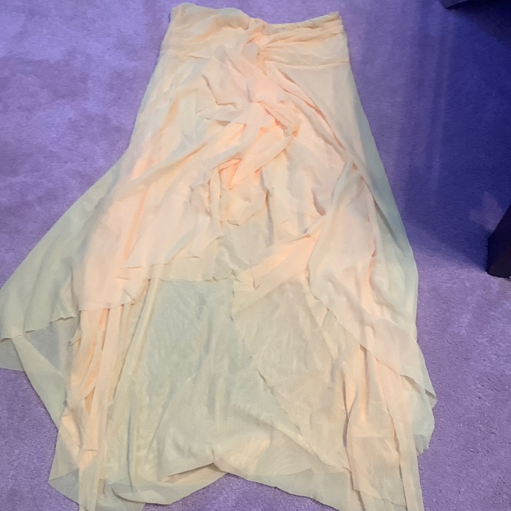 flowy, long beach skirt